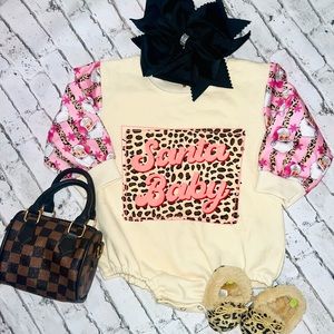 NWOT Santa Baby Romper